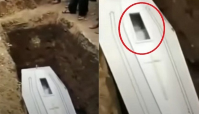 Cadáver Acena para Familiares Durante o Funeral: M0mento Assustad0r…Ver mais